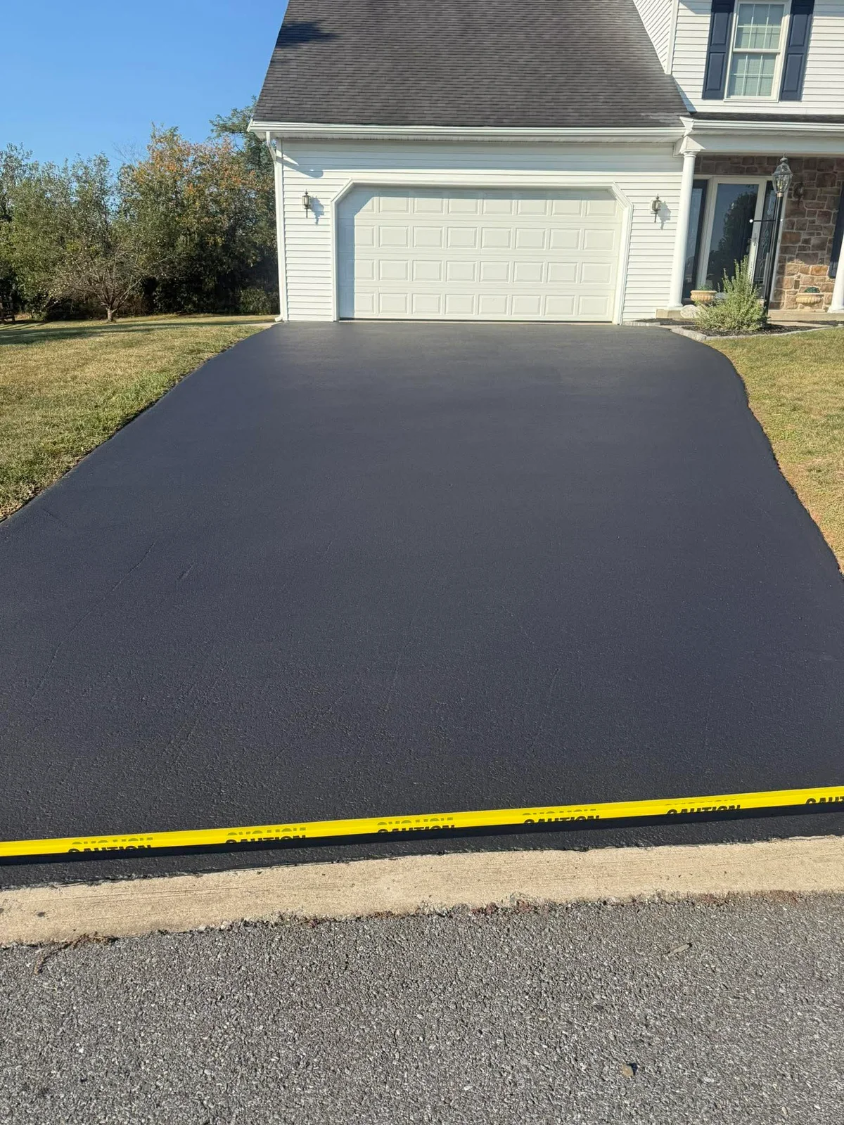 Asphalt properly patched and repaired