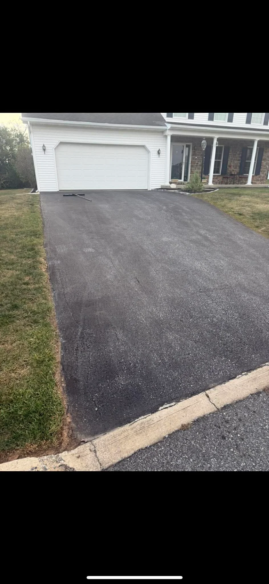 Pothole or damaged asphalt before patching