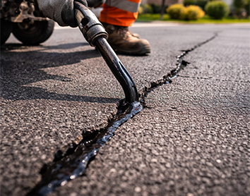 Crack filling service