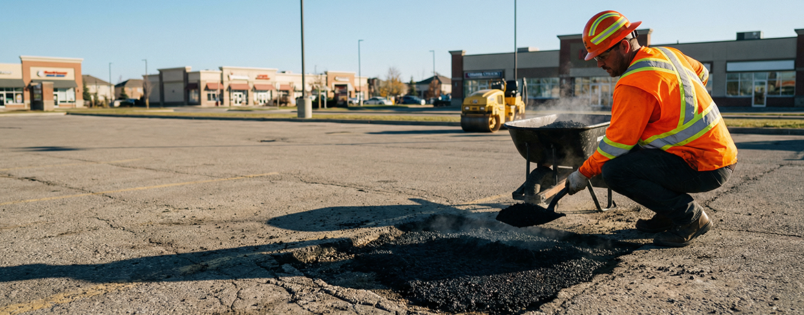 Professional asphalt patching service in Lebanon PA